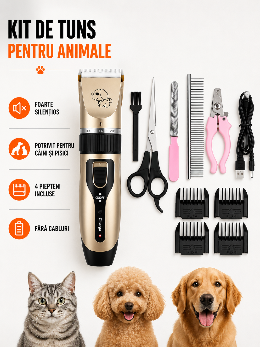 Kit de Tuns Animale 10 Piese