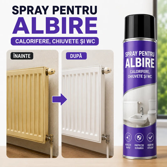 Spray pentru albire - calorifere, chiuvete și WC