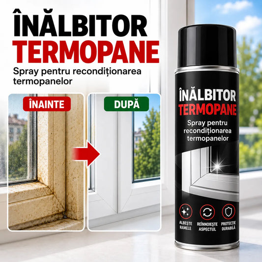 Înălbitor termopane – spray pentru recondiționarea termopanelor