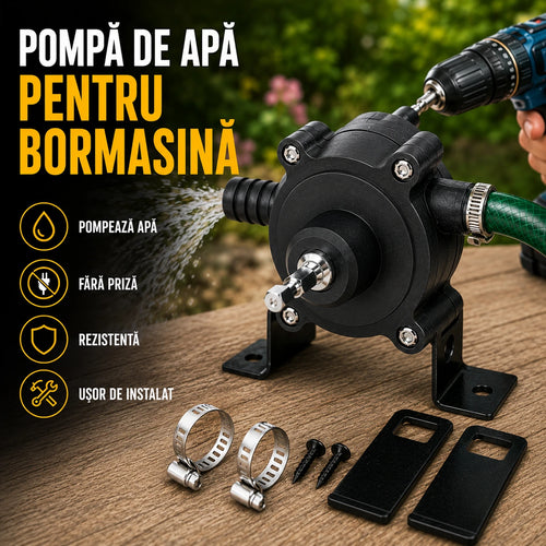 Pompă de apă pentru bormașină