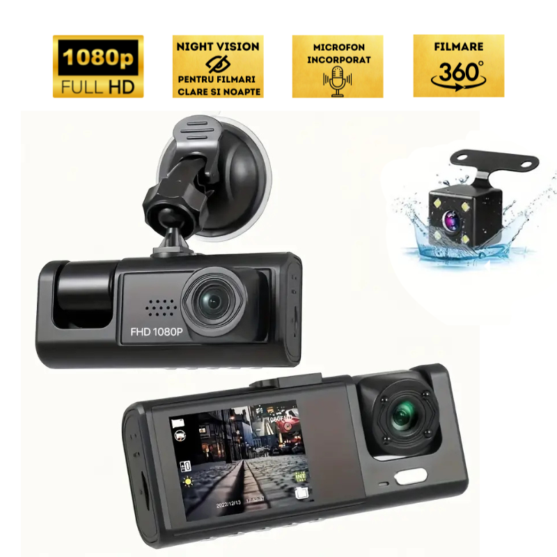 Cameră de bord FATA,SPATE si INTERIOR