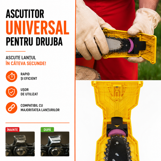 Ascutitor universal pentru drujba
