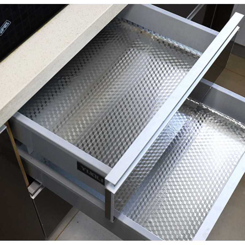 Folie de Aluminiu Autoadeziva pentru Mobilie si Bucatarie