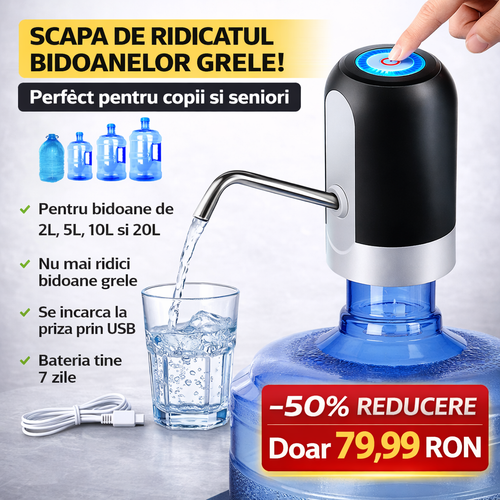 Pompa electrica pentru bidon